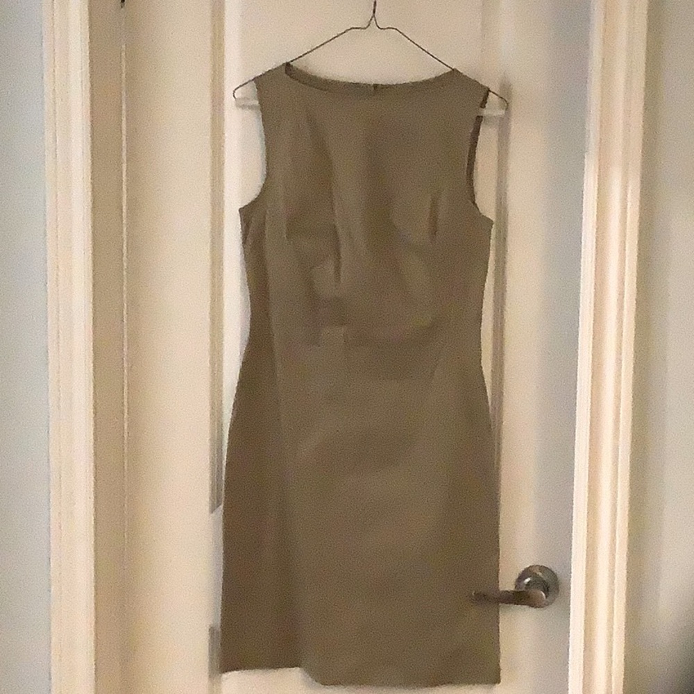 Tan Shift Dress
